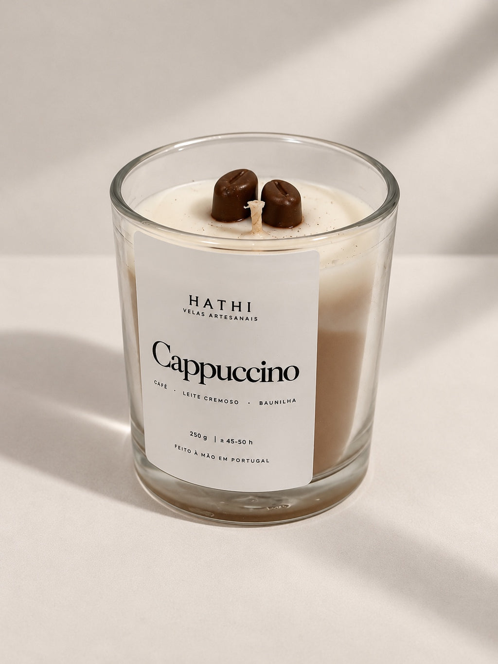 Vela artesanal Cappuccino HATHI