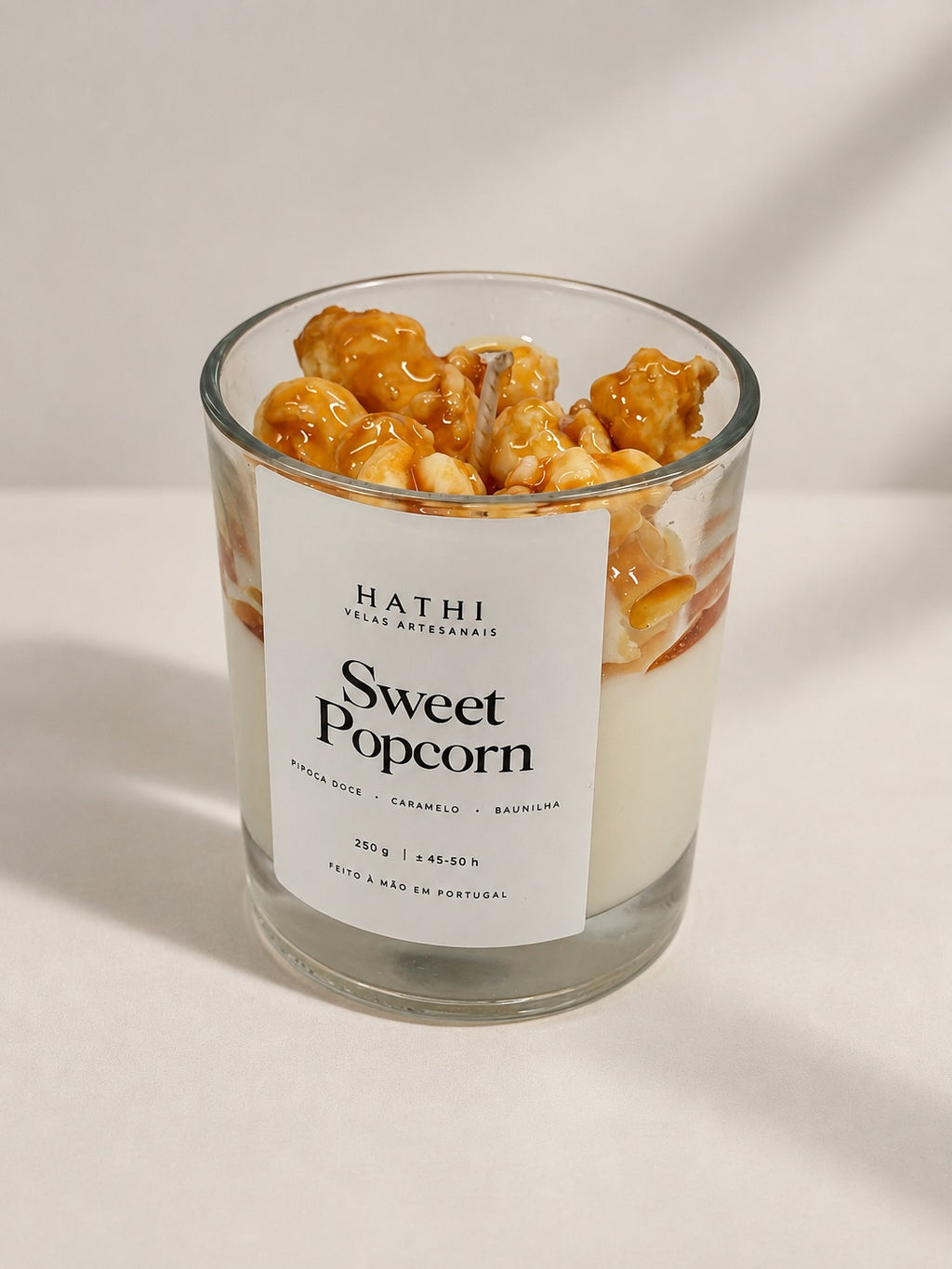 Vela artesanal Sweet Popcorn HATHI