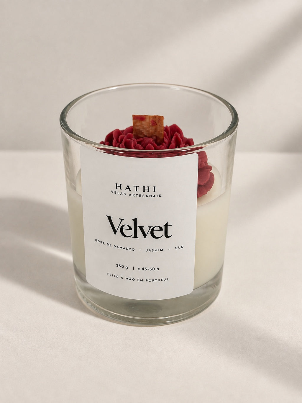 Vela artesanal Velvet HATHI