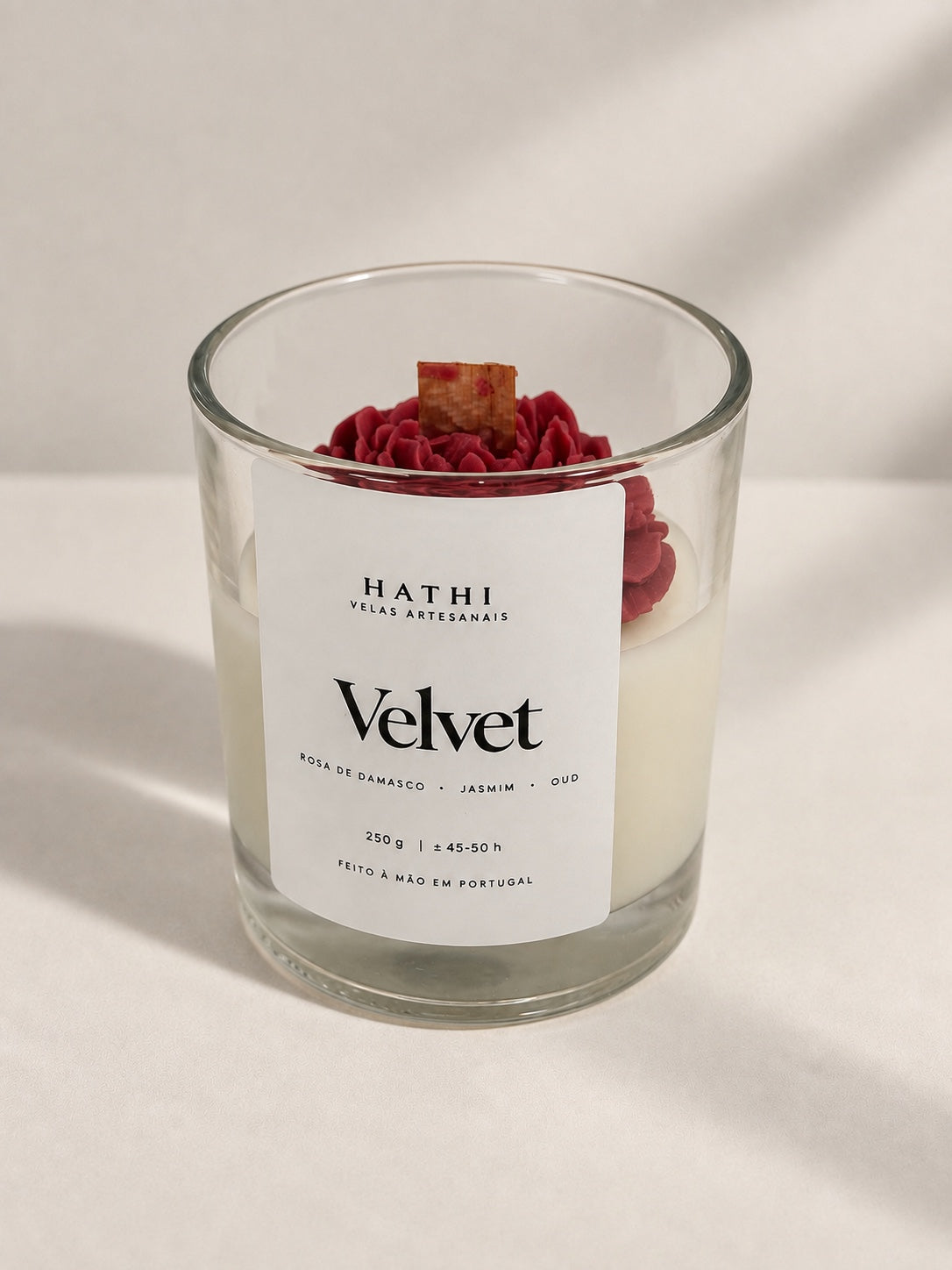 Vela artesanal Velvet HATHI